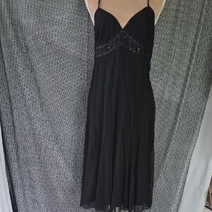 Elegant Black Evening Dress Size 14 Little Black Dress